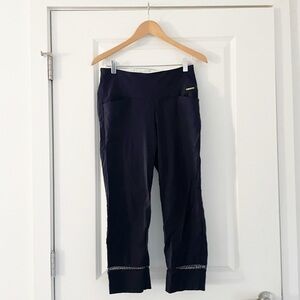 Swing Control Navy Cropped Pants Golf Leisure